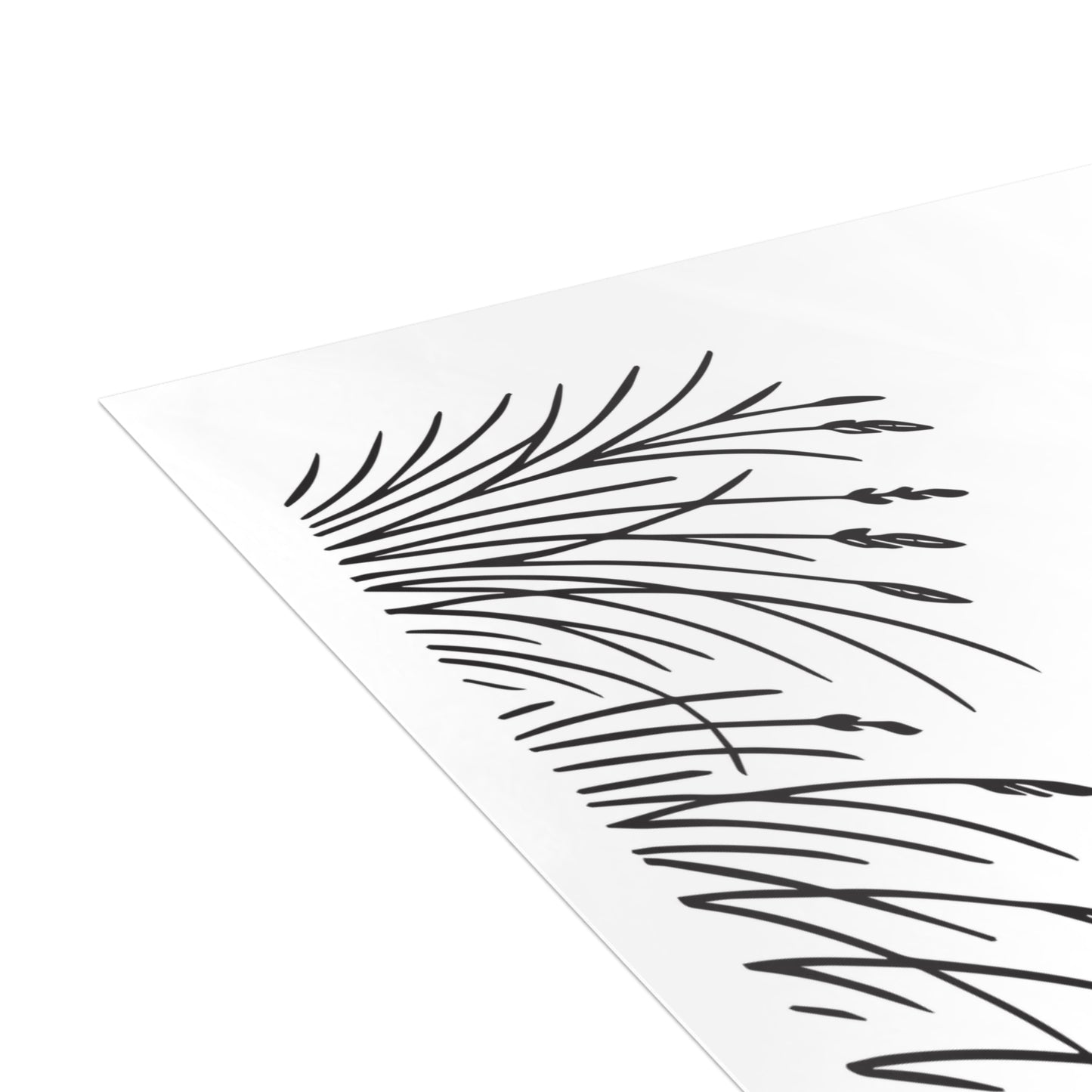 Prarie Grass Thank You Postcard Bundle with Envelopes