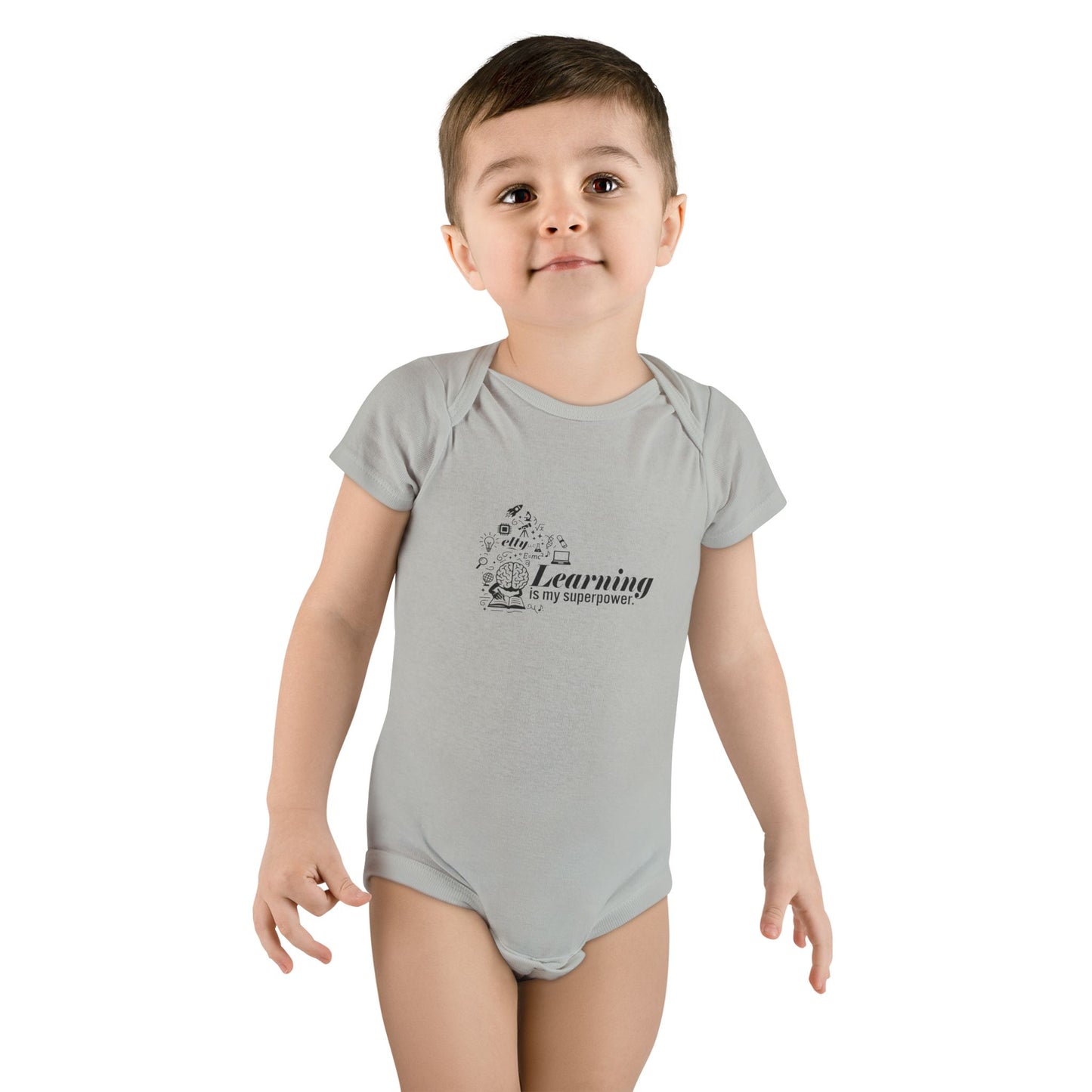 Learning is My Superpower Baby Onesie