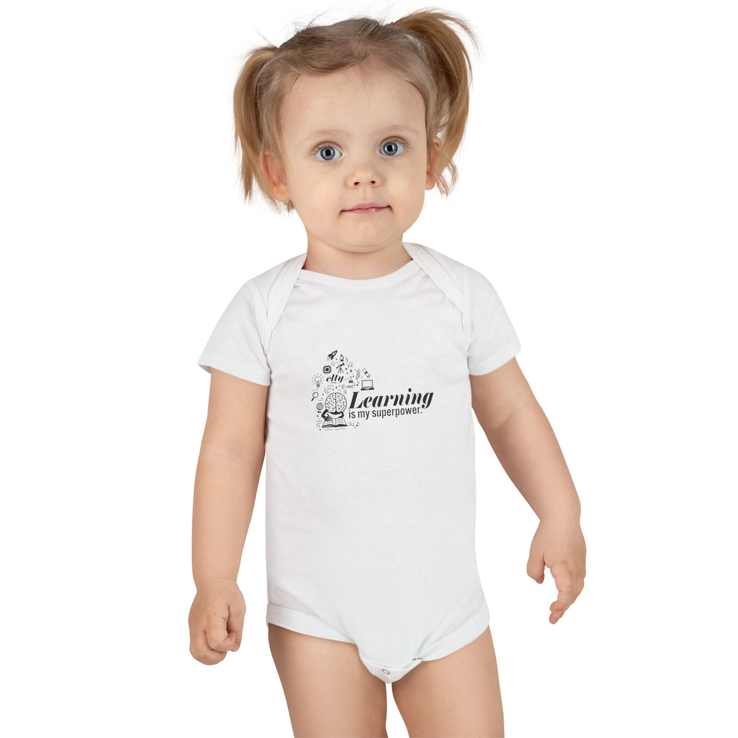 Learning is My Superpower Baby Onesie