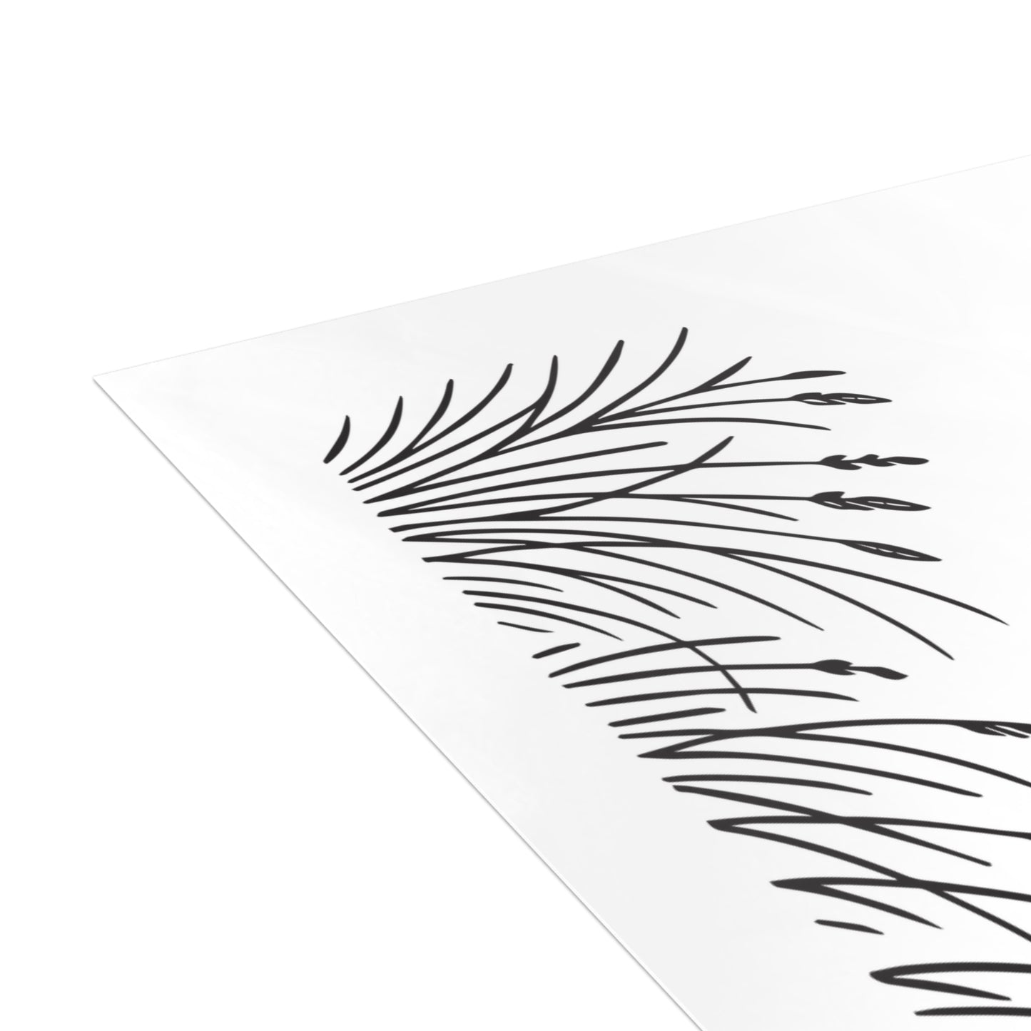 Prarie Grass Thank You Postcard Bundle with Envelopes