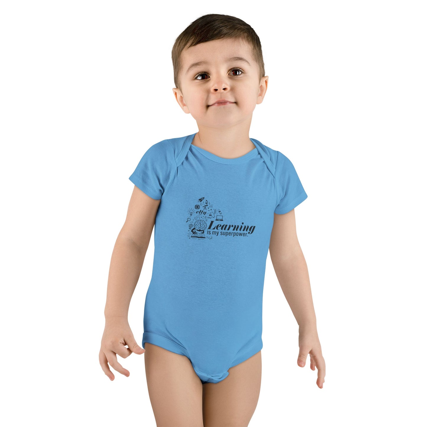 Learning is My Superpower Baby Onesie