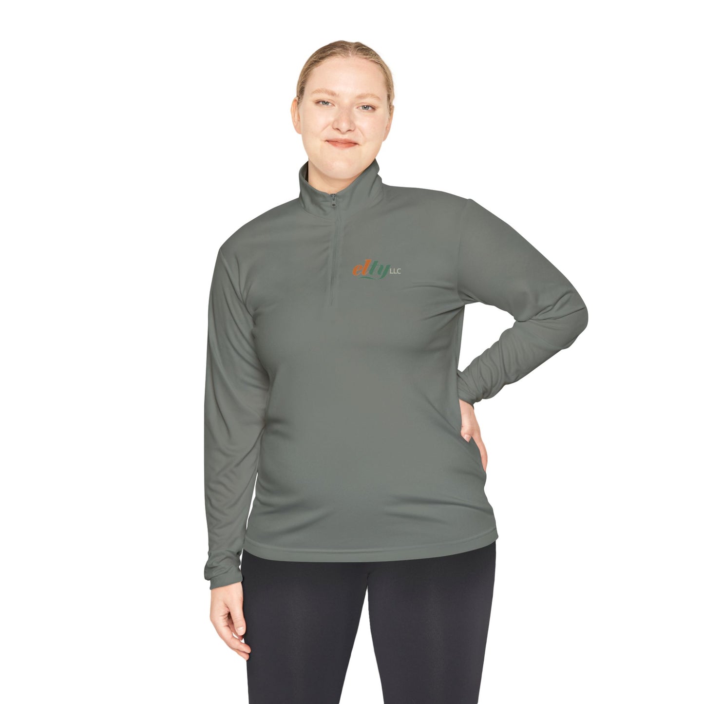 Elty Logo Quarter-Zip Pullover