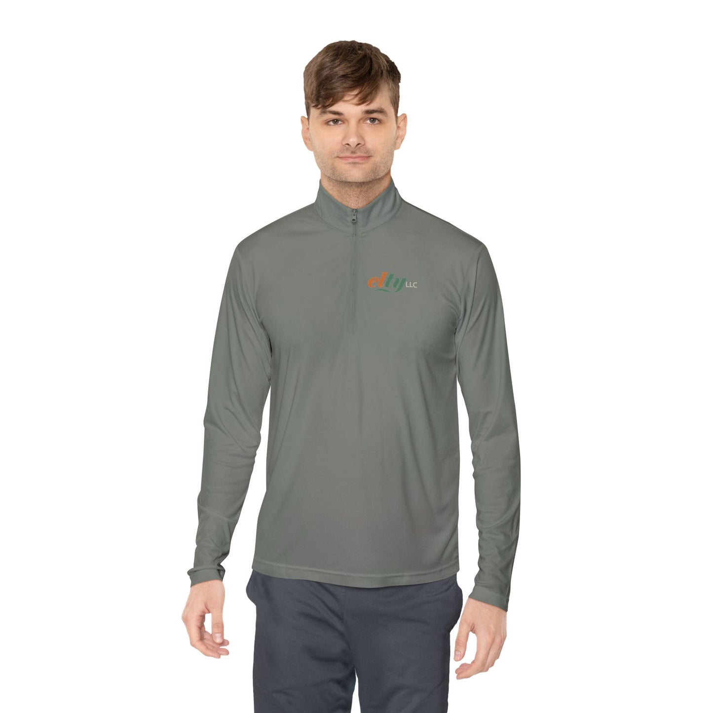 Elty Logo Quarter-Zip Pullover
