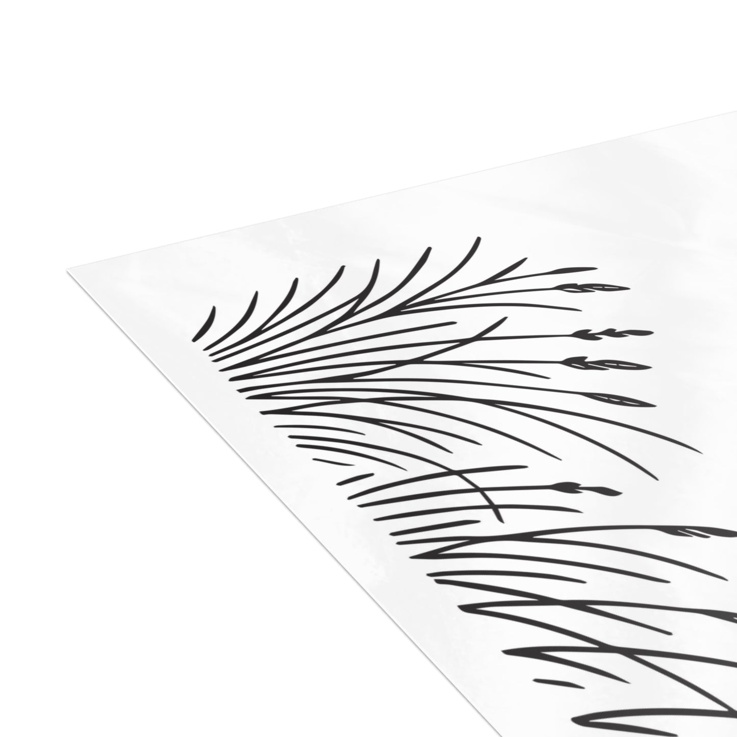 Prarie Grass Thank You Postcard Bundle with Envelopes