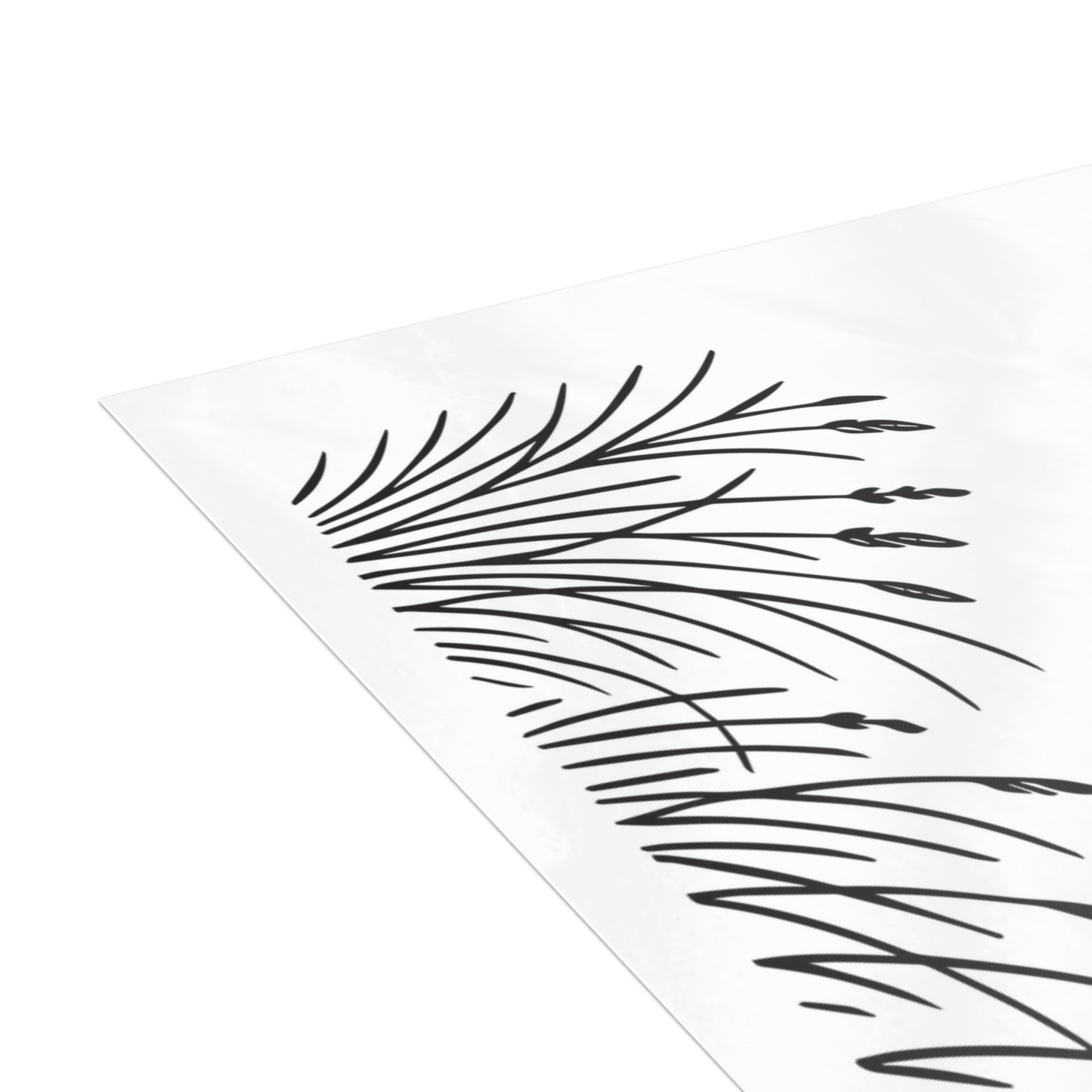Prarie Grass Thank You Postcard Bundle with Envelopes