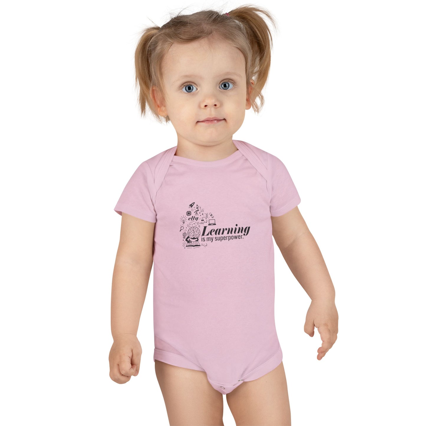 Learning is My Superpower Baby Onesie