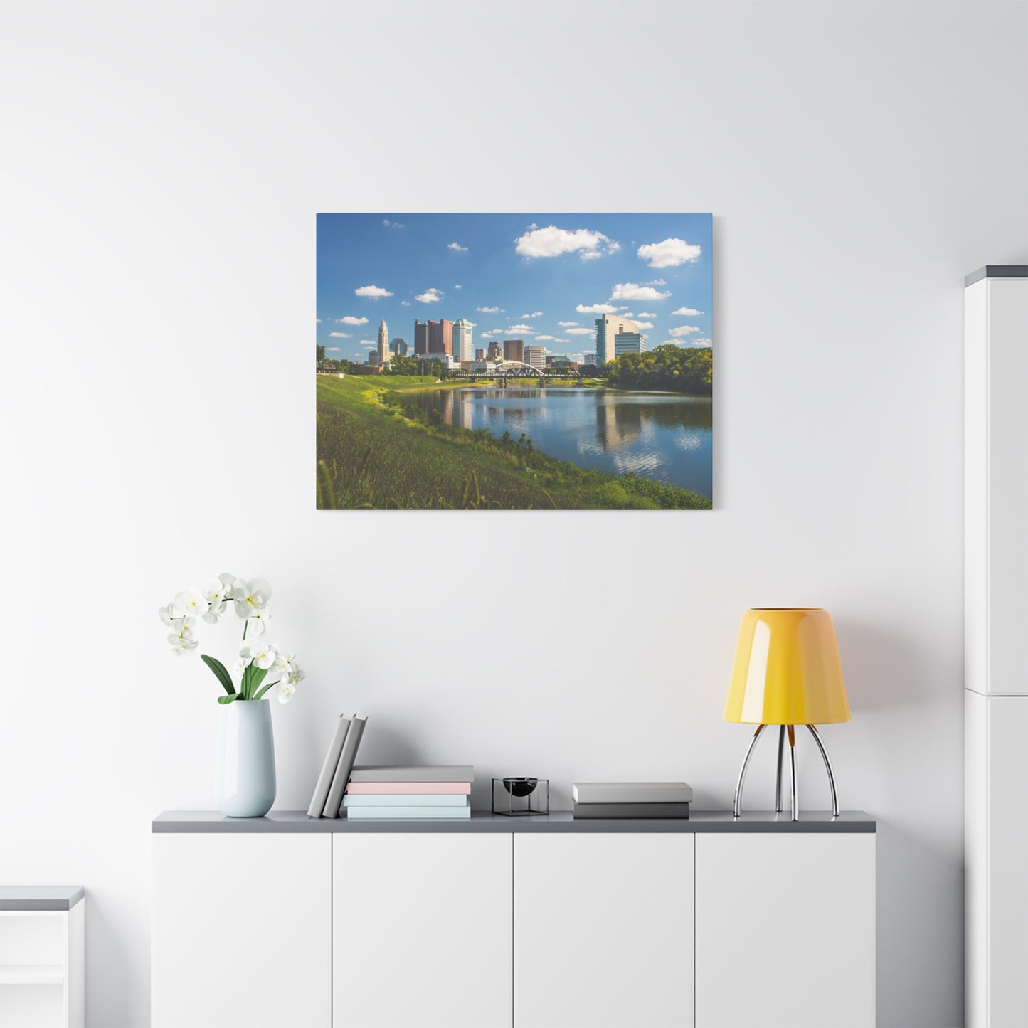 Columbus Skyline Canvas Art