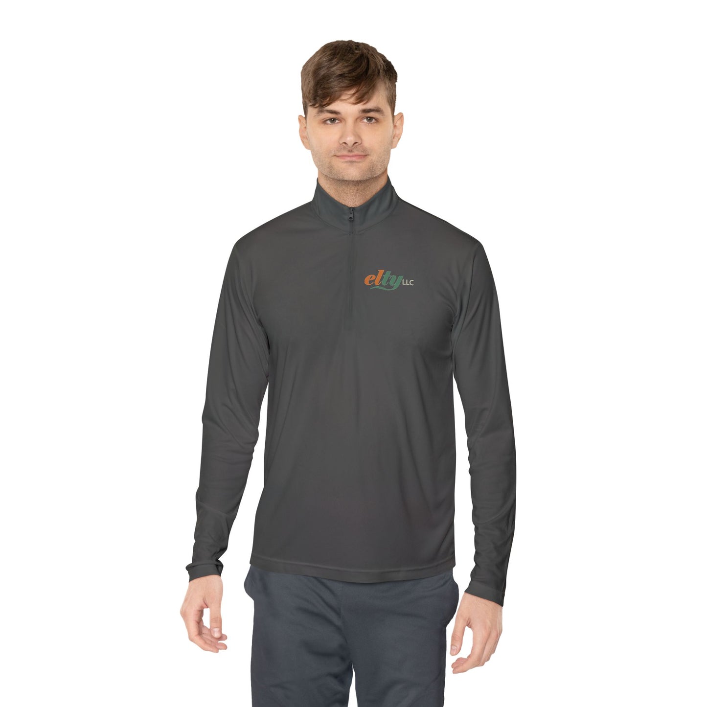 Elty Logo Quarter-Zip Pullover
