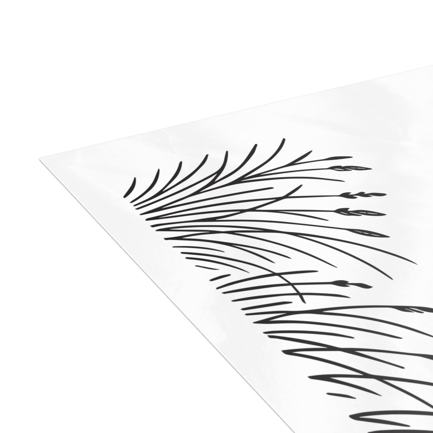Prarie Grass Thank You Postcard Bundle with Envelopes