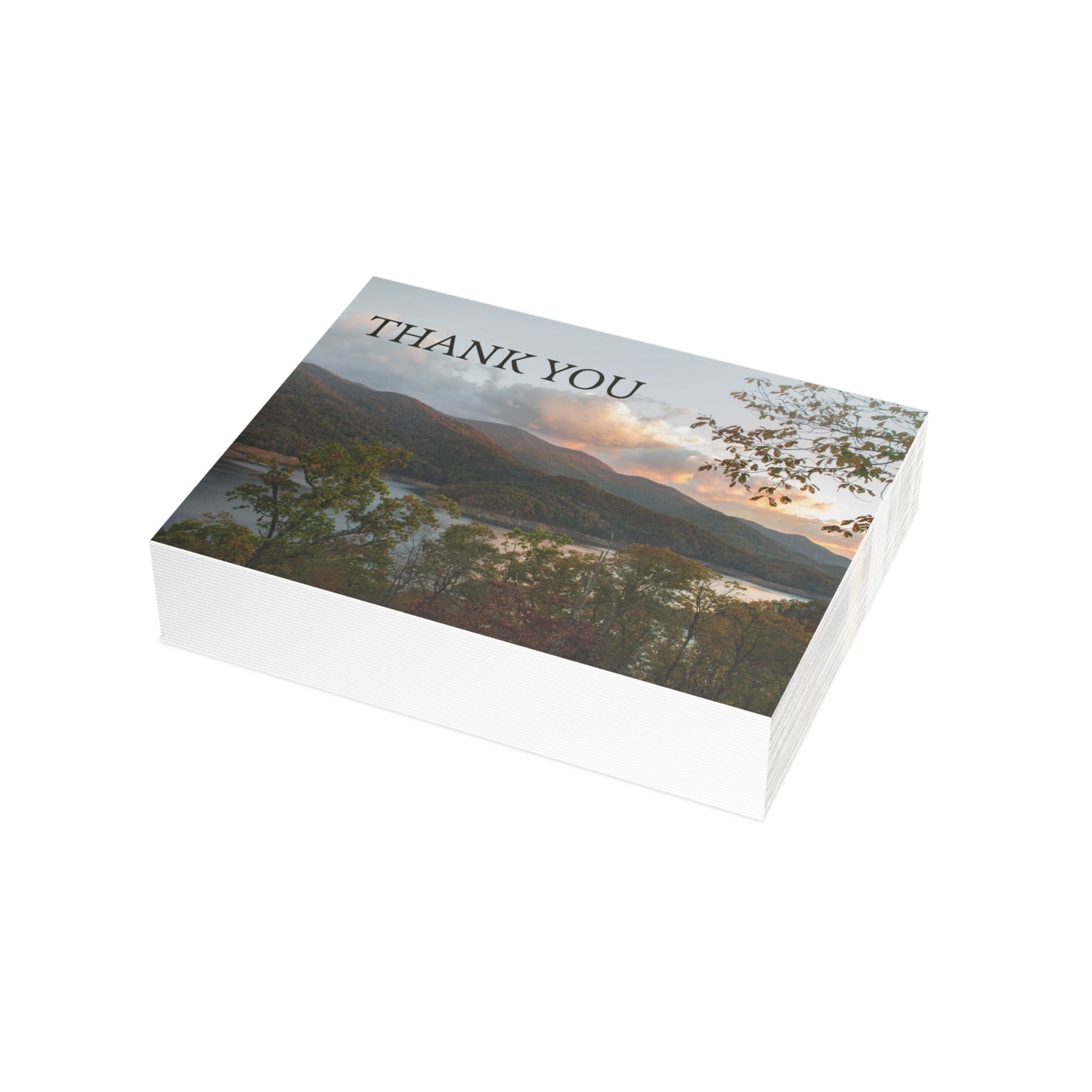 Thank You Mountain Postcard Set with Envelopes