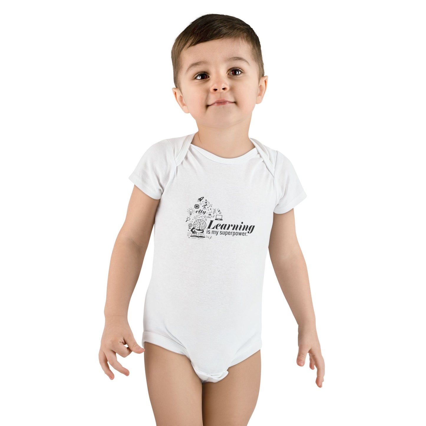 Learning is My Superpower Baby Onesie