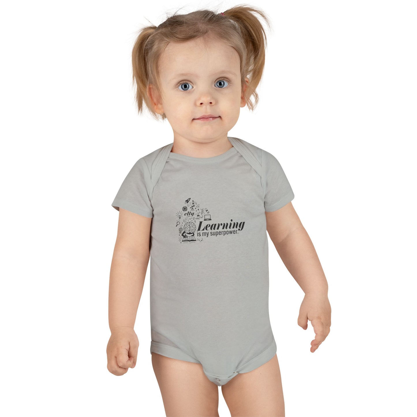 Learning is My Superpower Baby Onesie