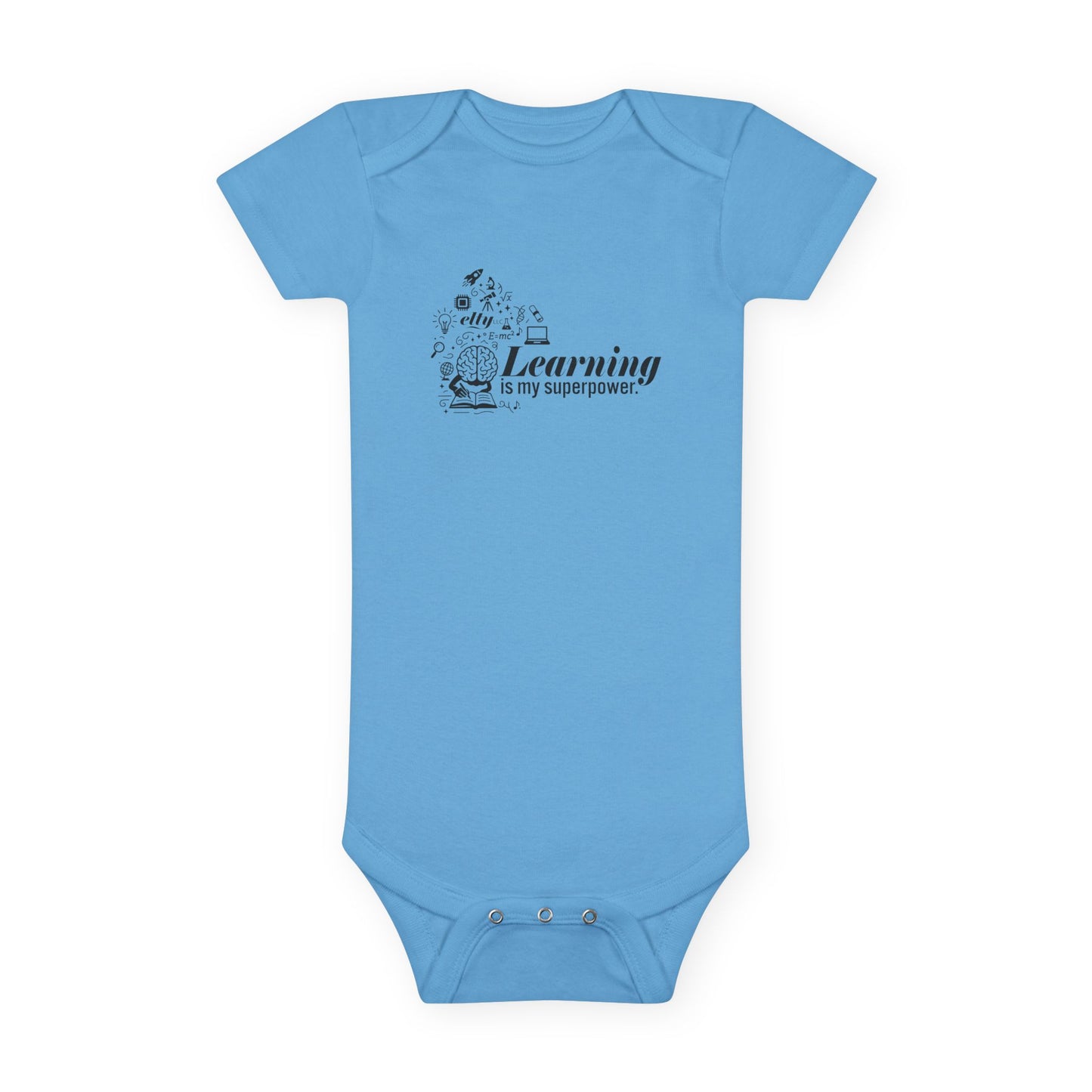 Learning is My Superpower Baby Onesie