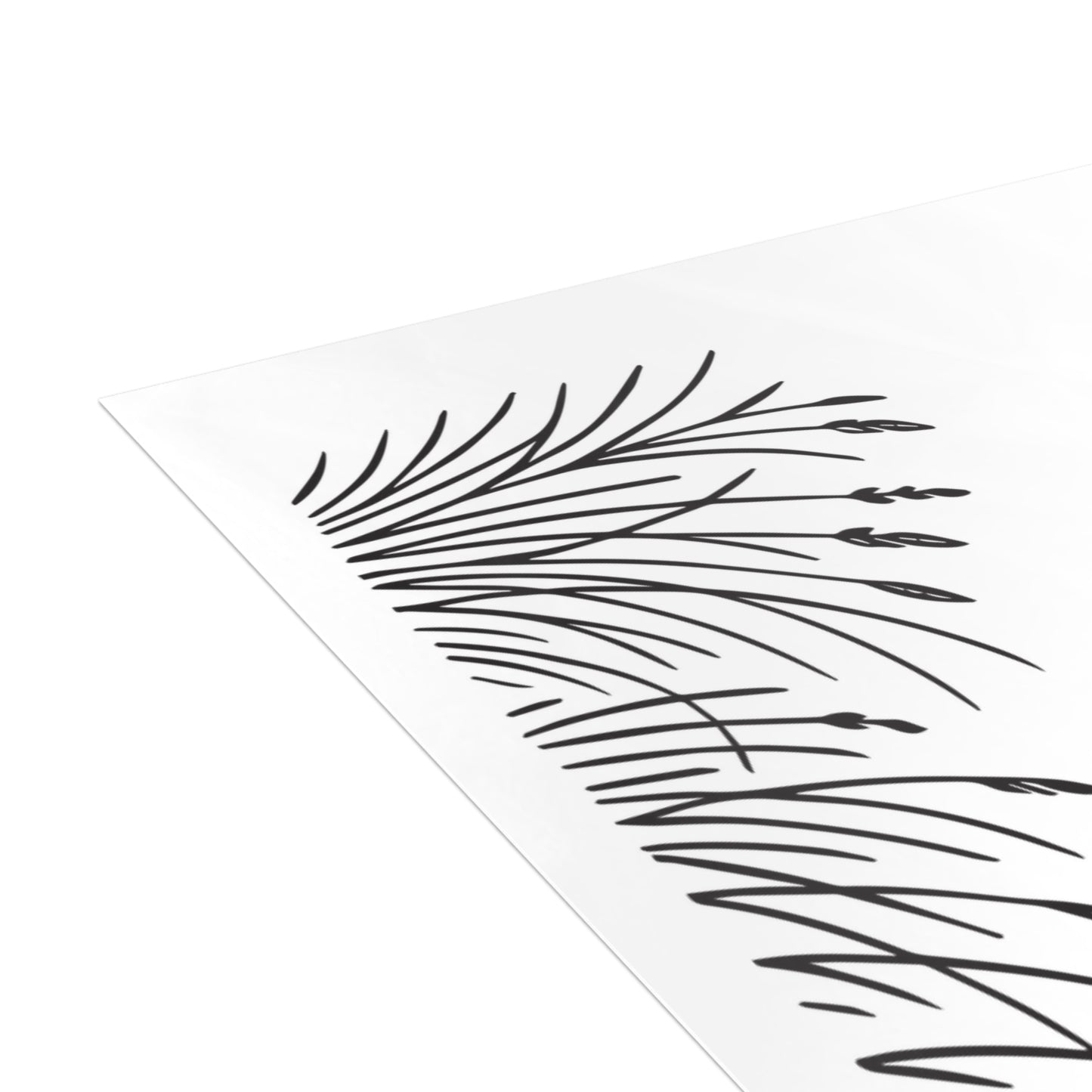 Prarie Grass Thank You Postcard Bundle with Envelopes
