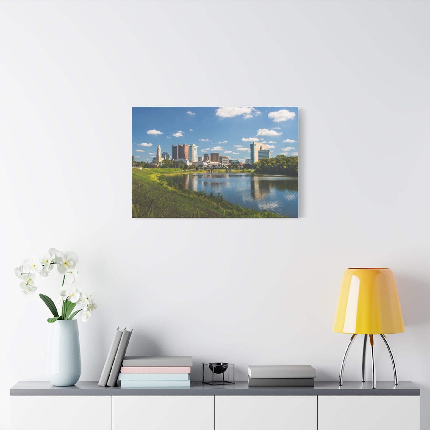 Columbus Skyline Canvas Art