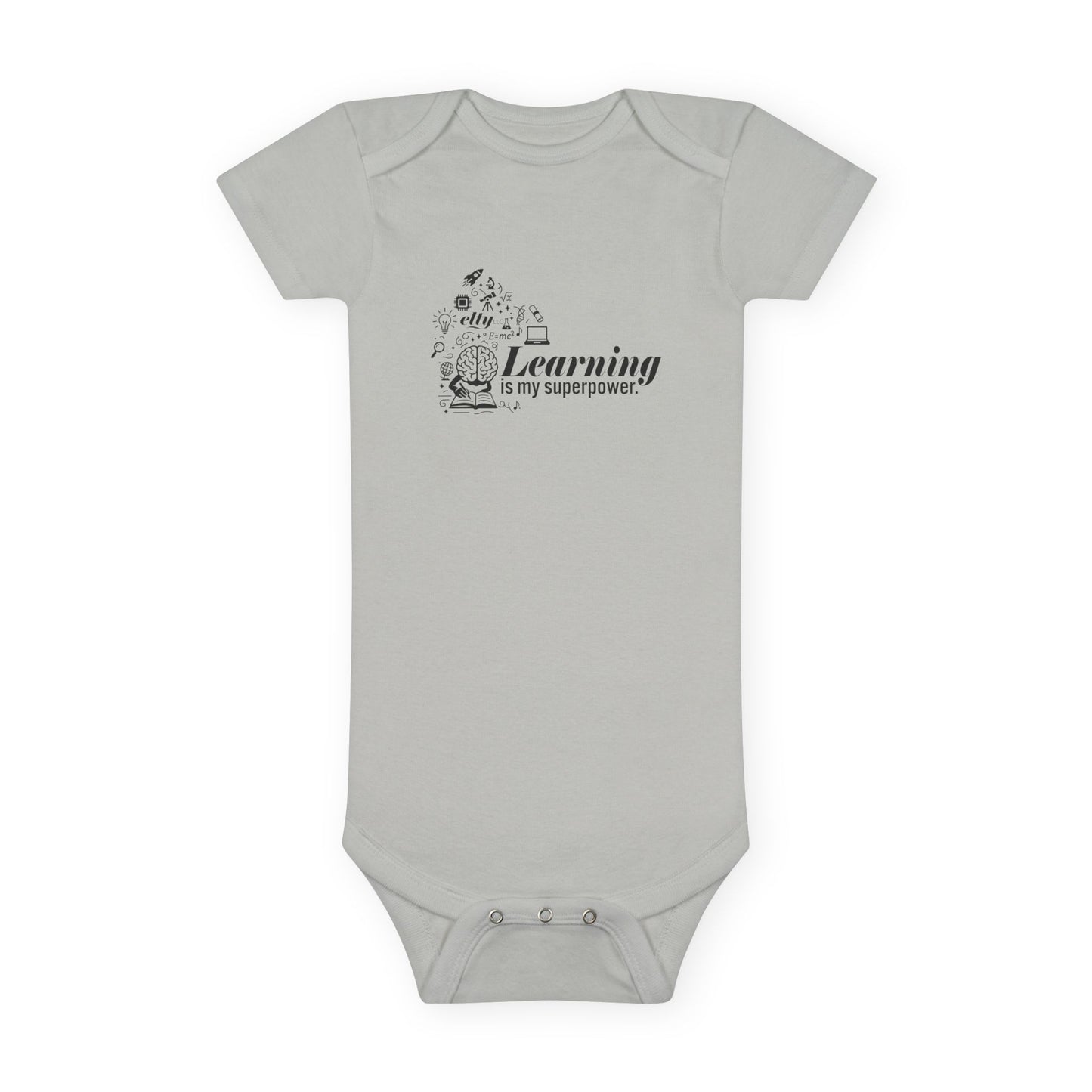 Learning is My Superpower Baby Onesie