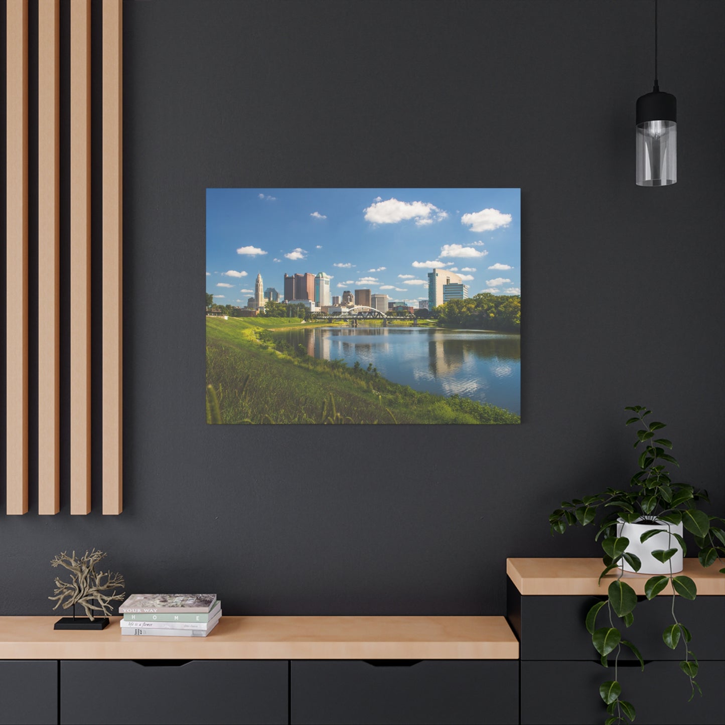Columbus Skyline Canvas Art