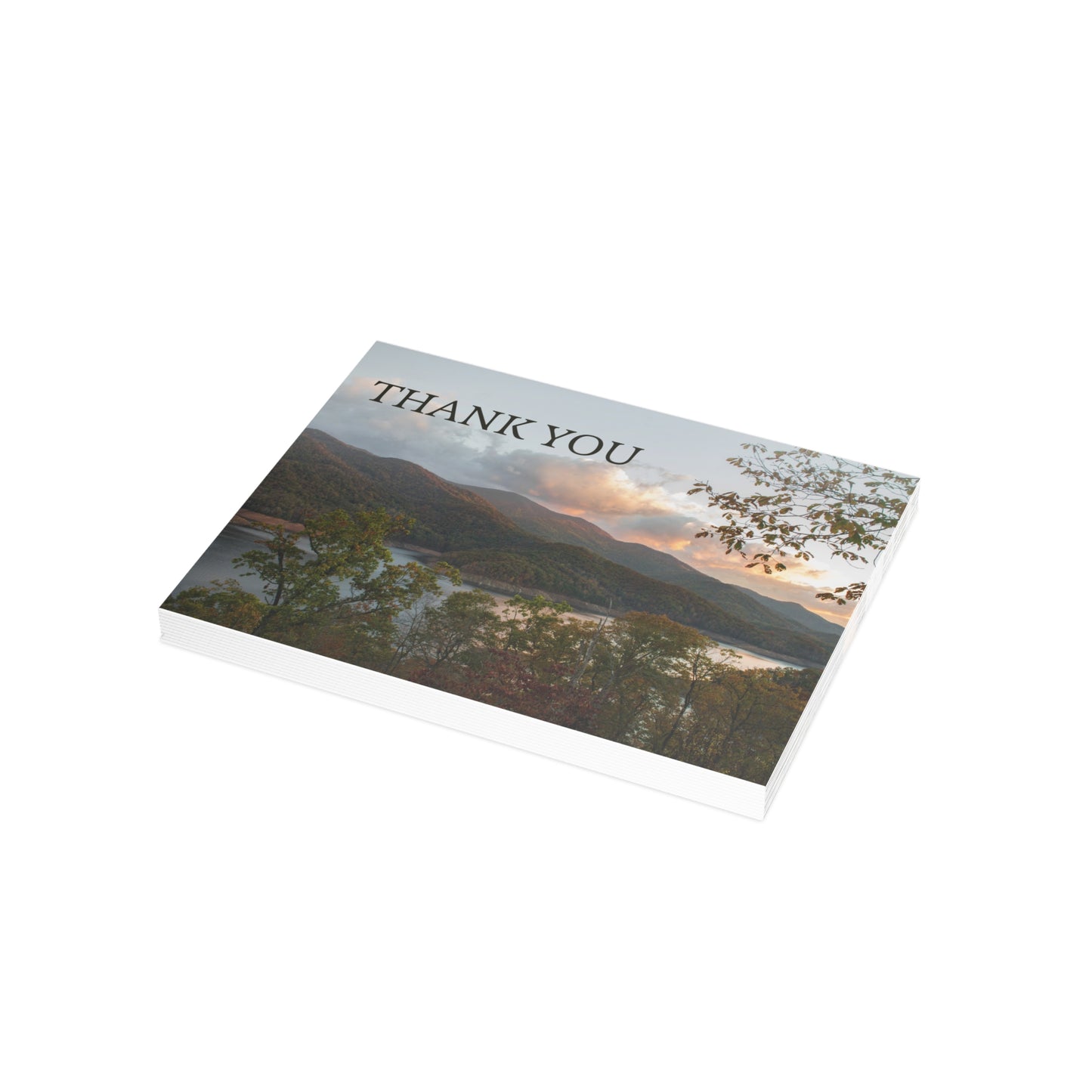 Thank You Mountain Postcard Set with Envelopes