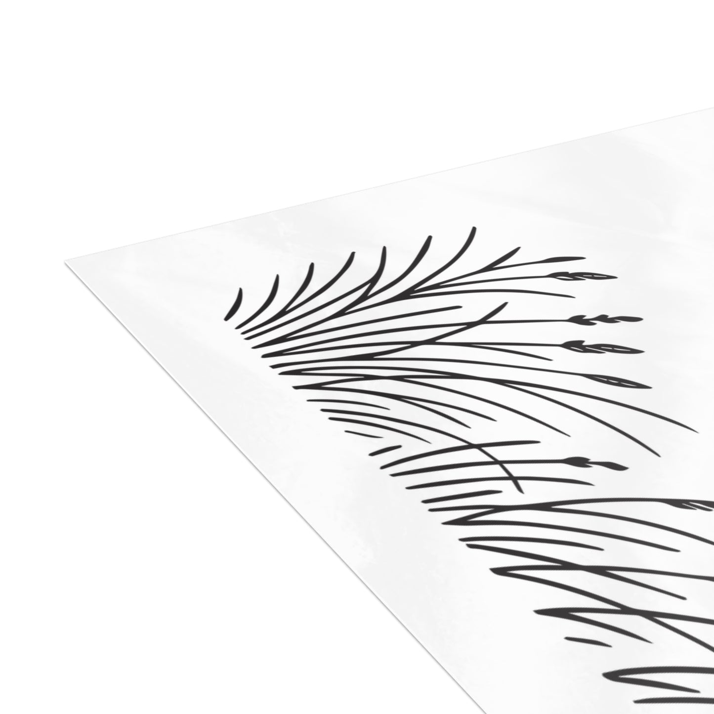 Prarie Grass Thank You Postcard Bundle with Envelopes