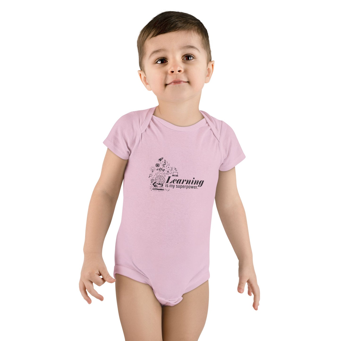 Learning is My Superpower Baby Onesie