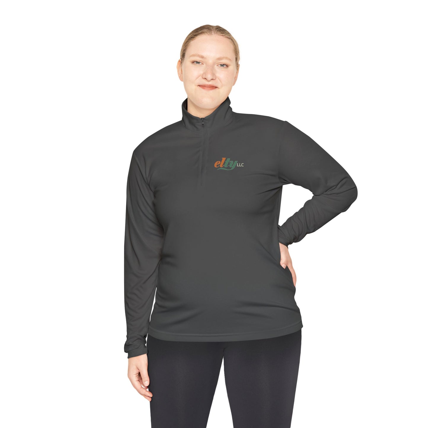 Elty Logo Quarter-Zip Pullover