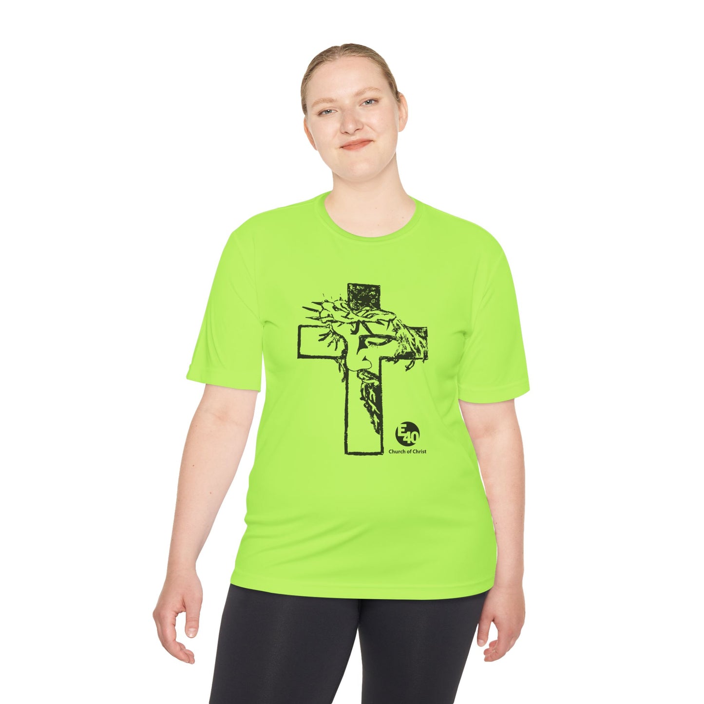 E40 Church of Christ - Sketched Cross Silhouette