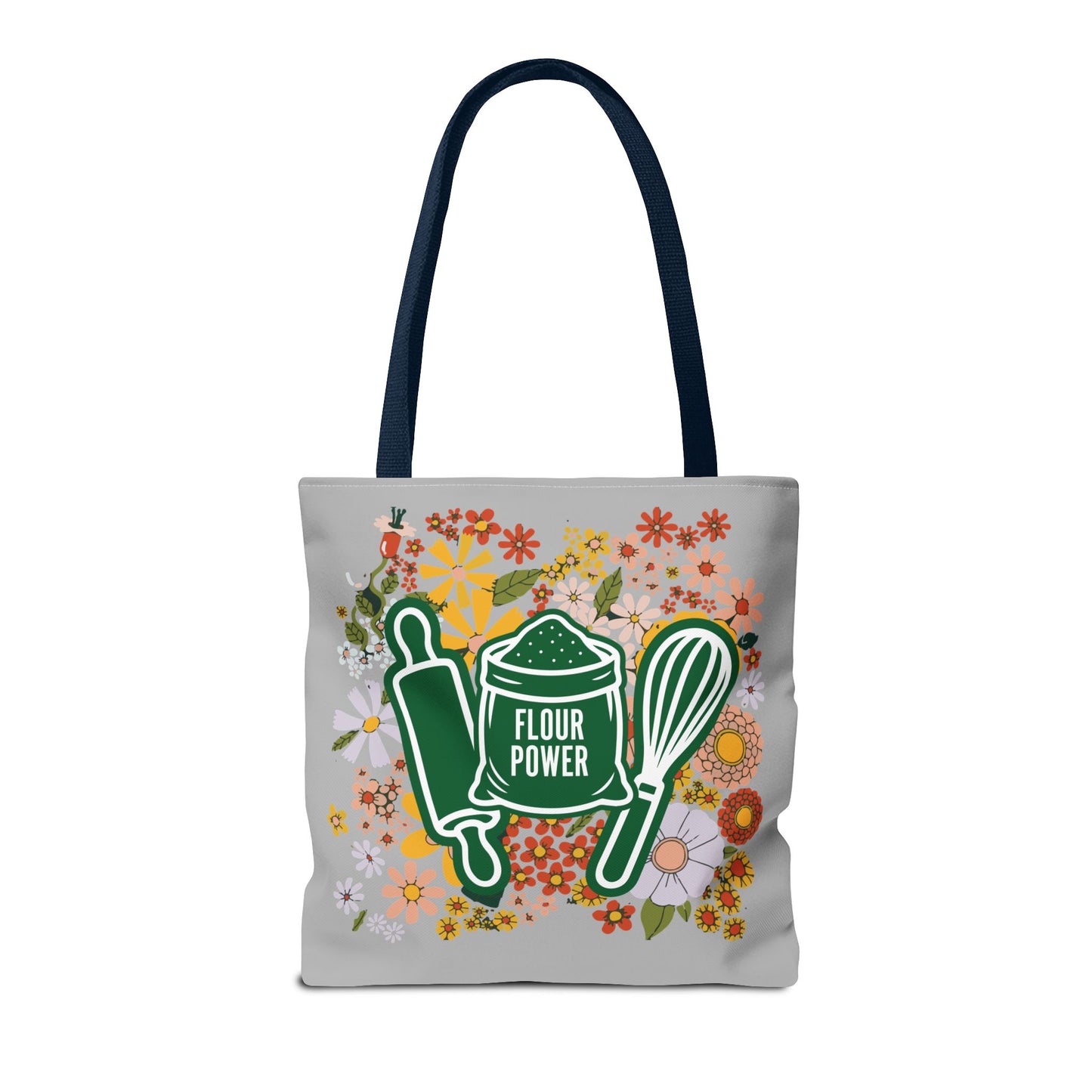 Flour Power Floral Tote Bag