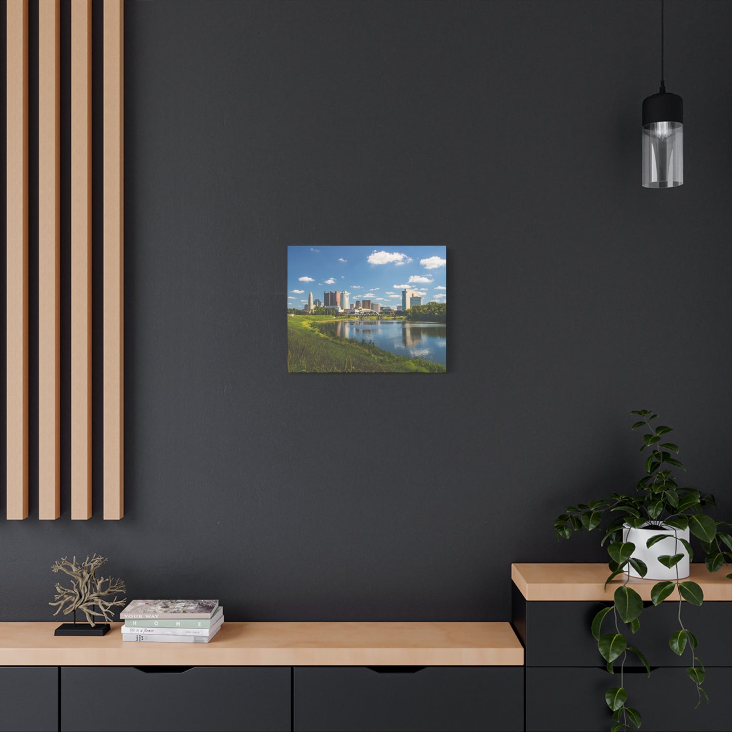 Columbus Skyline Canvas Art