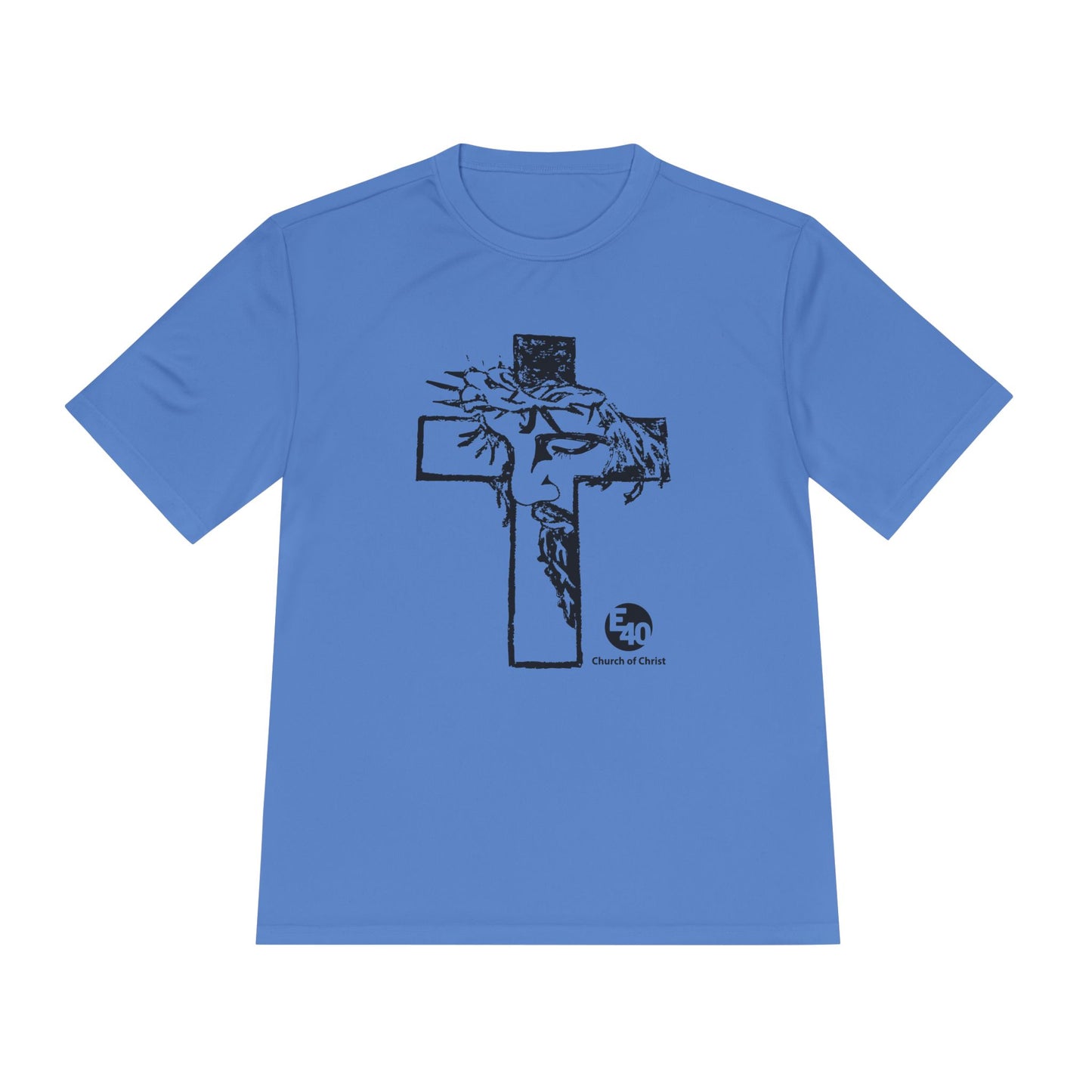 E40 Church of Christ - Sketched Cross Silhouette