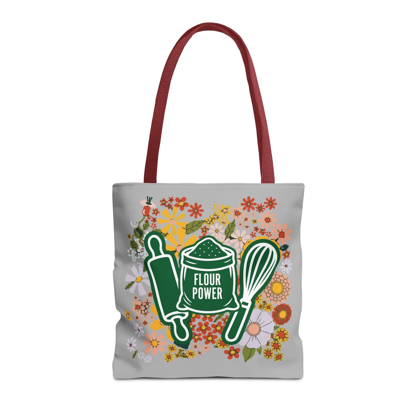 Flour Power Floral Tote Bag