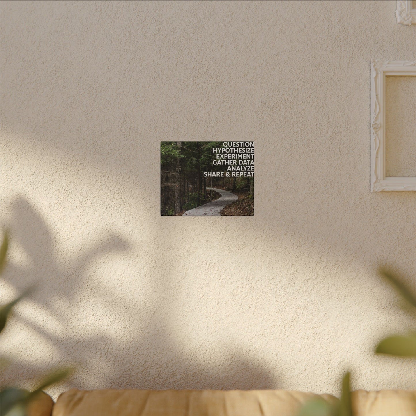 Scientific Method Nature Path Canvas Print
