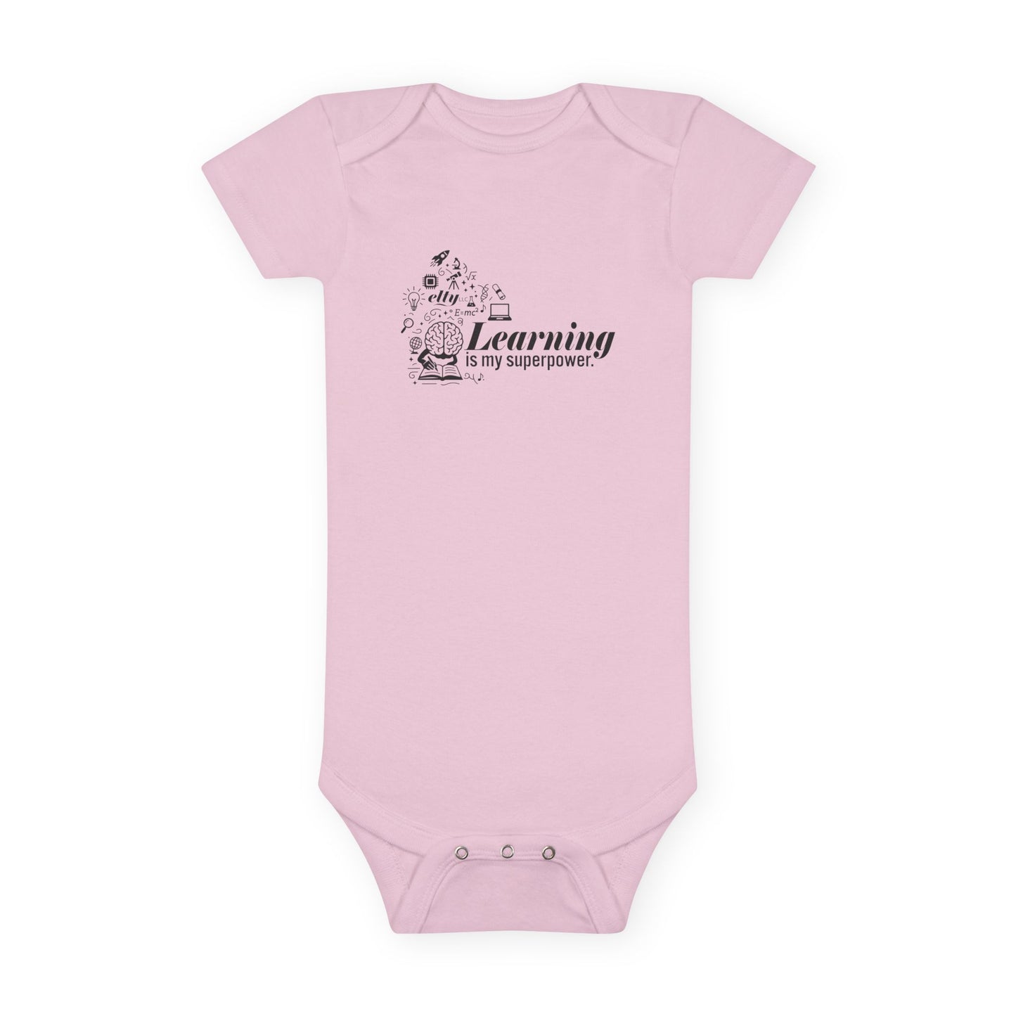 Learning is My Superpower Baby Onesie