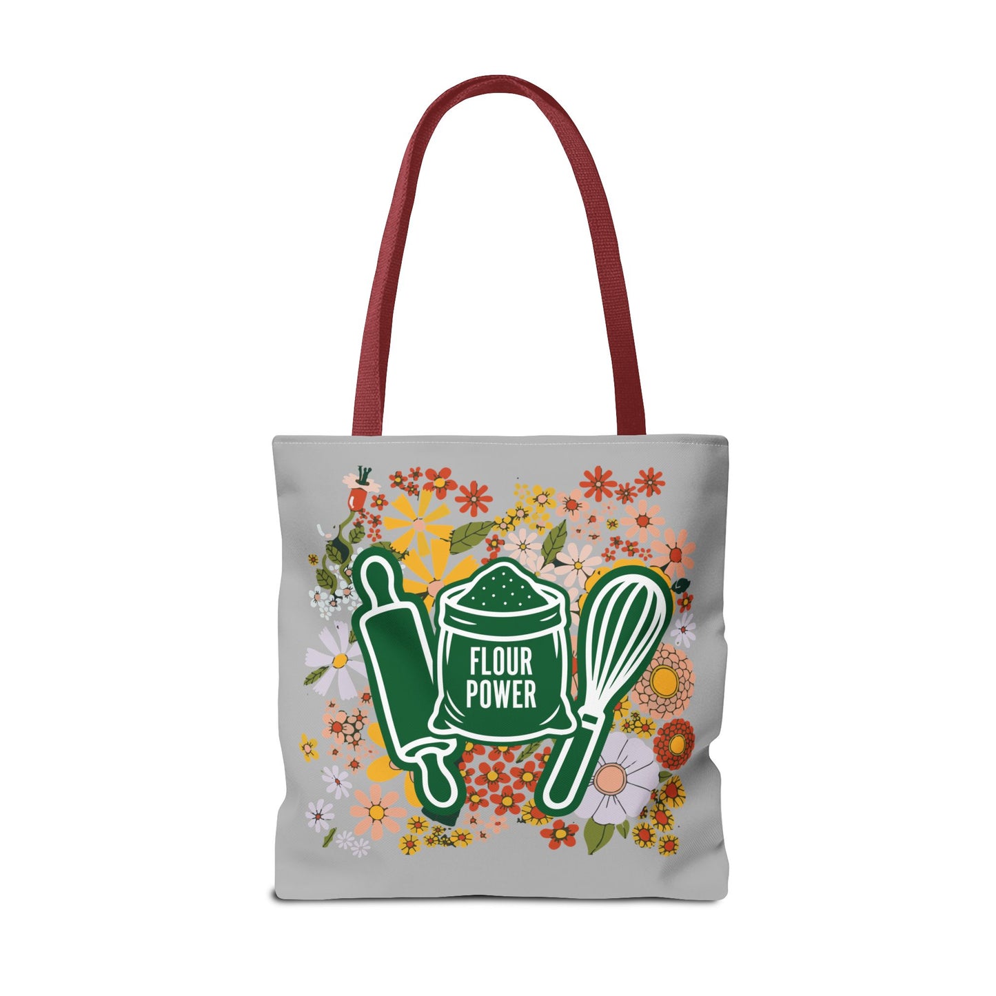 Flour Power Floral Tote Bag