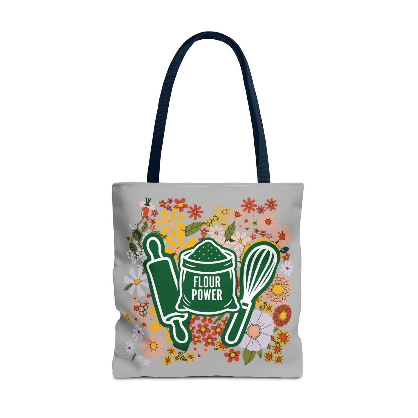 Flour Power Floral Tote Bag