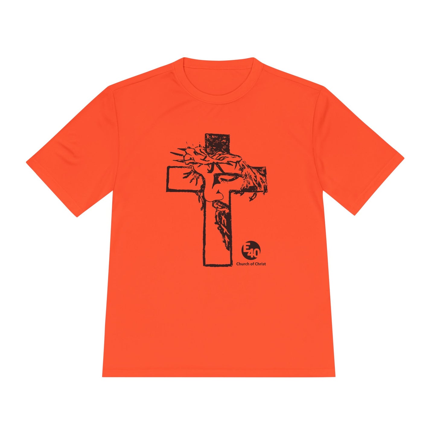 E40 Church of Christ - Sketched Cross Silhouette