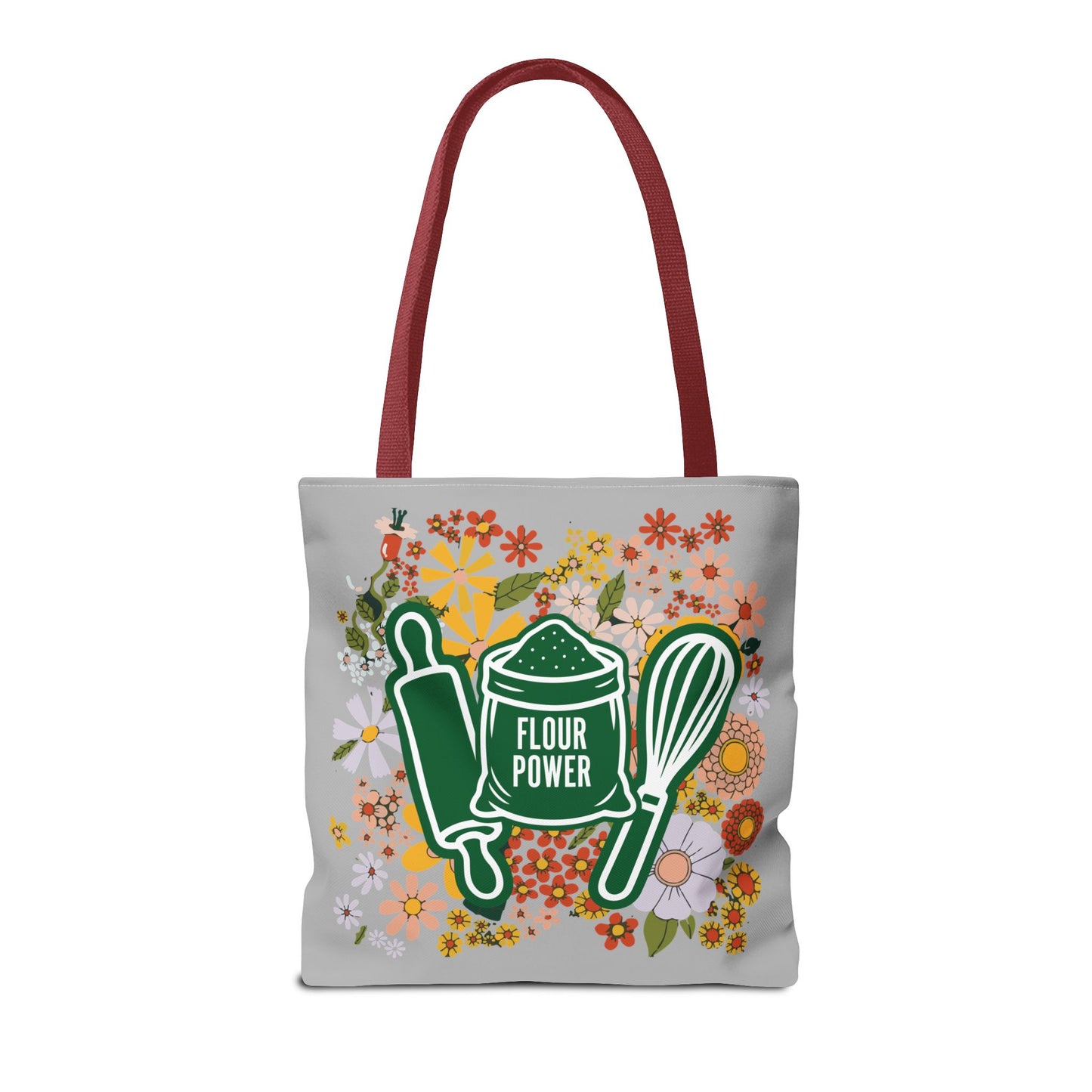 Flour Power Floral Tote Bag