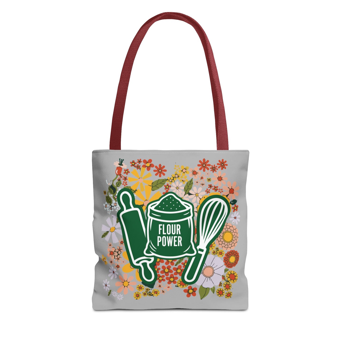 Flour Power Floral Tote Bag