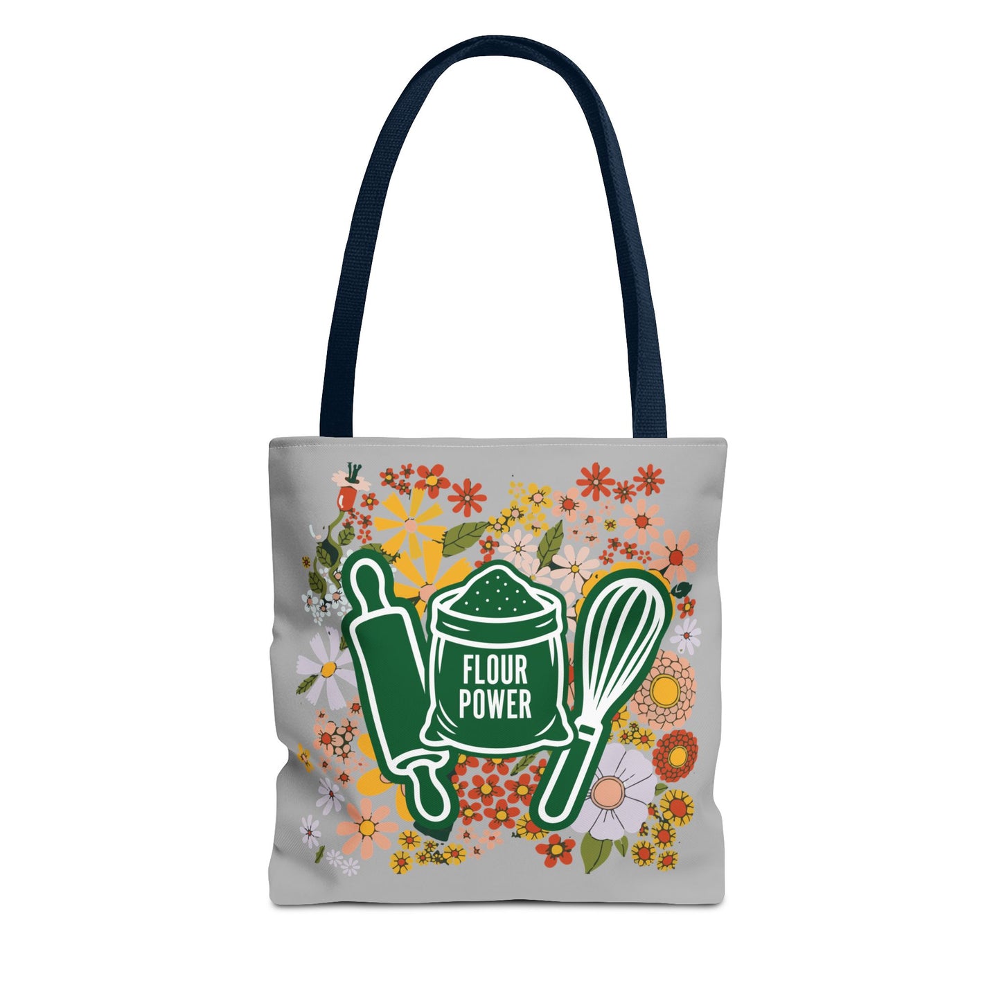 Flour Power Floral Tote Bag