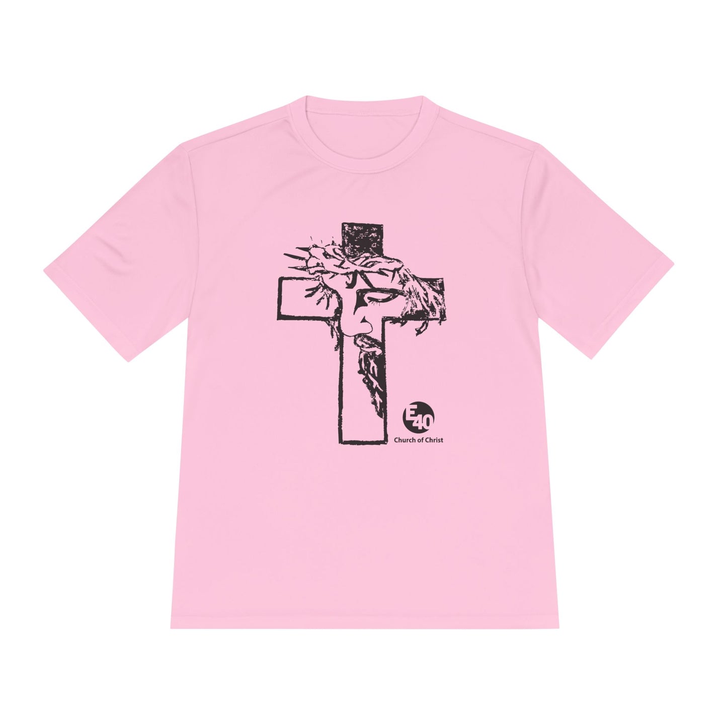 E40 Church of Christ - Sketched Cross Silhouette