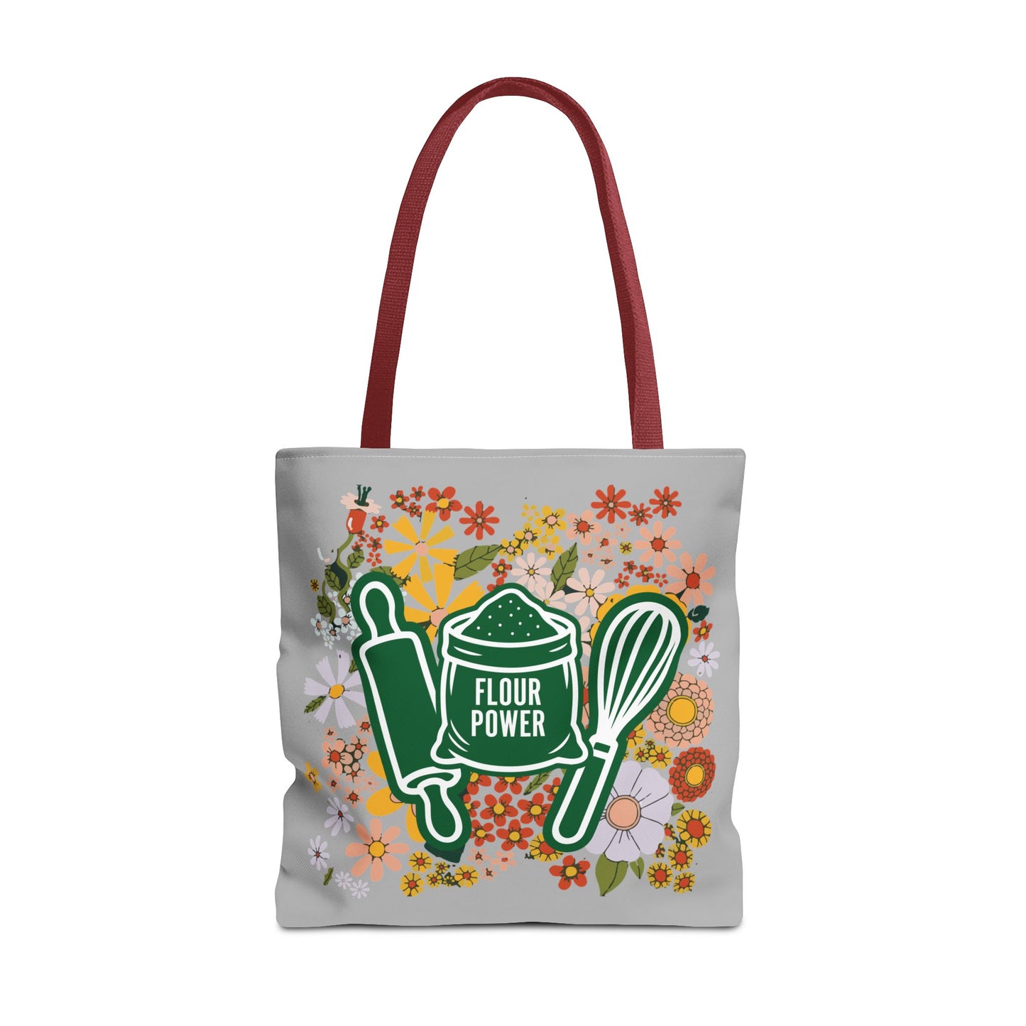 Flour Power Floral Tote Bag
