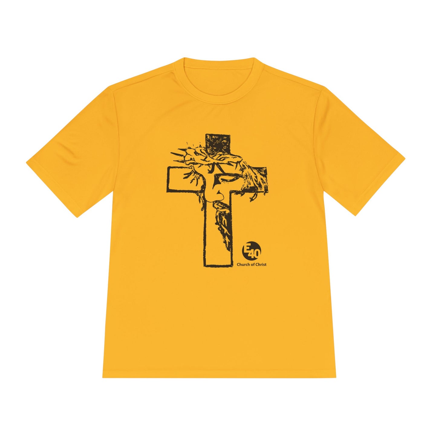E40 Church of Christ - Sketched Cross Silhouette