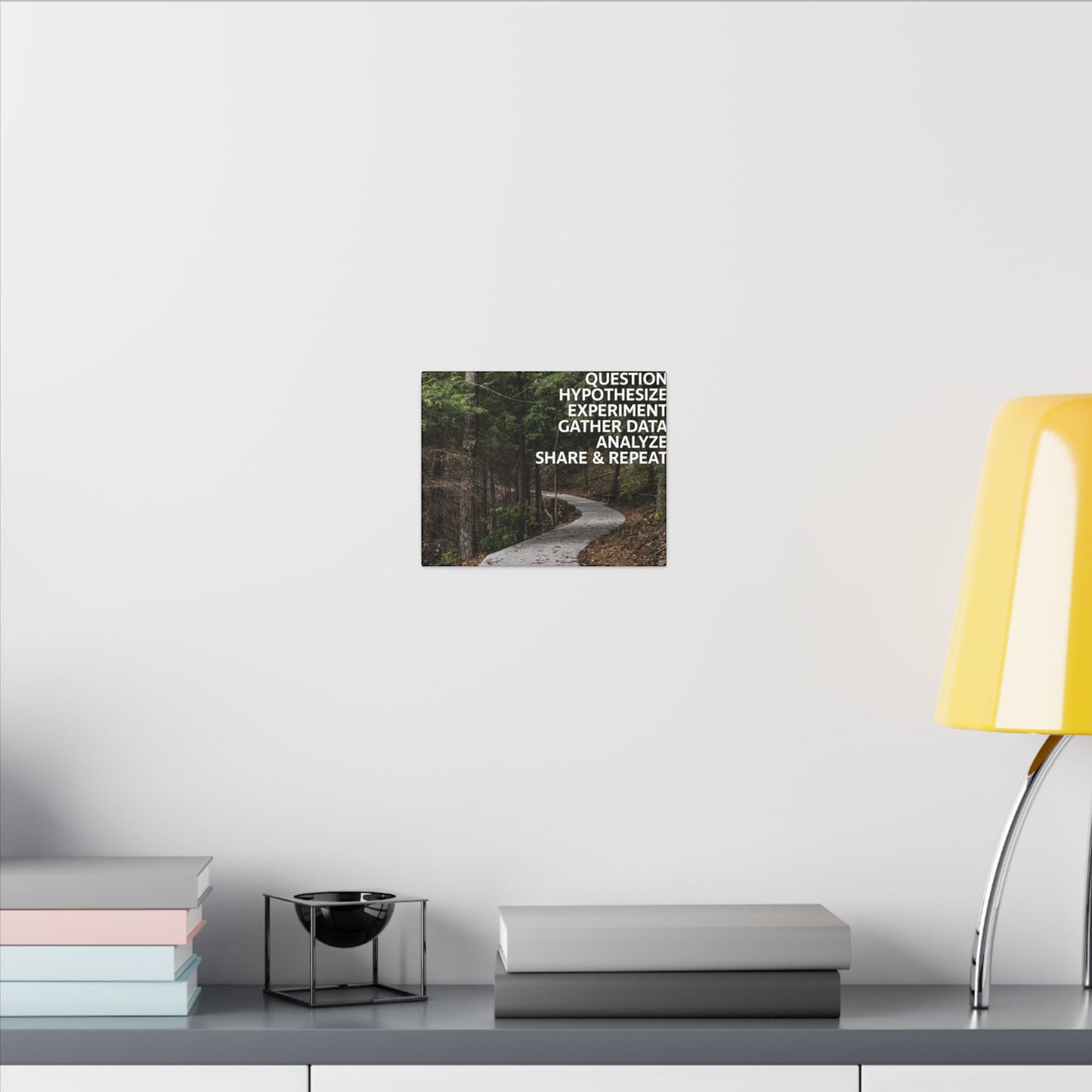 Scientific Method Nature Path Canvas Print
