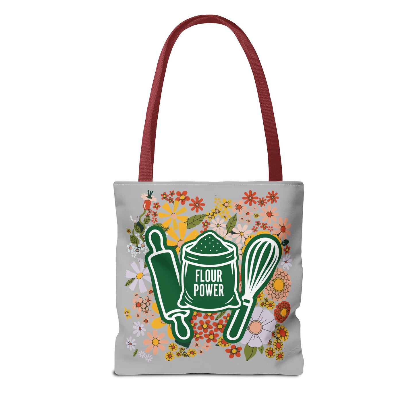 Flour Power Floral Tote Bag