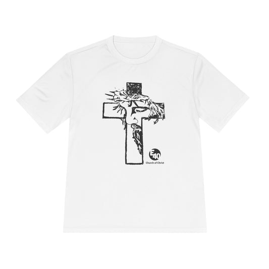 E40 Church of Christ - Sketched Cross Silhouette