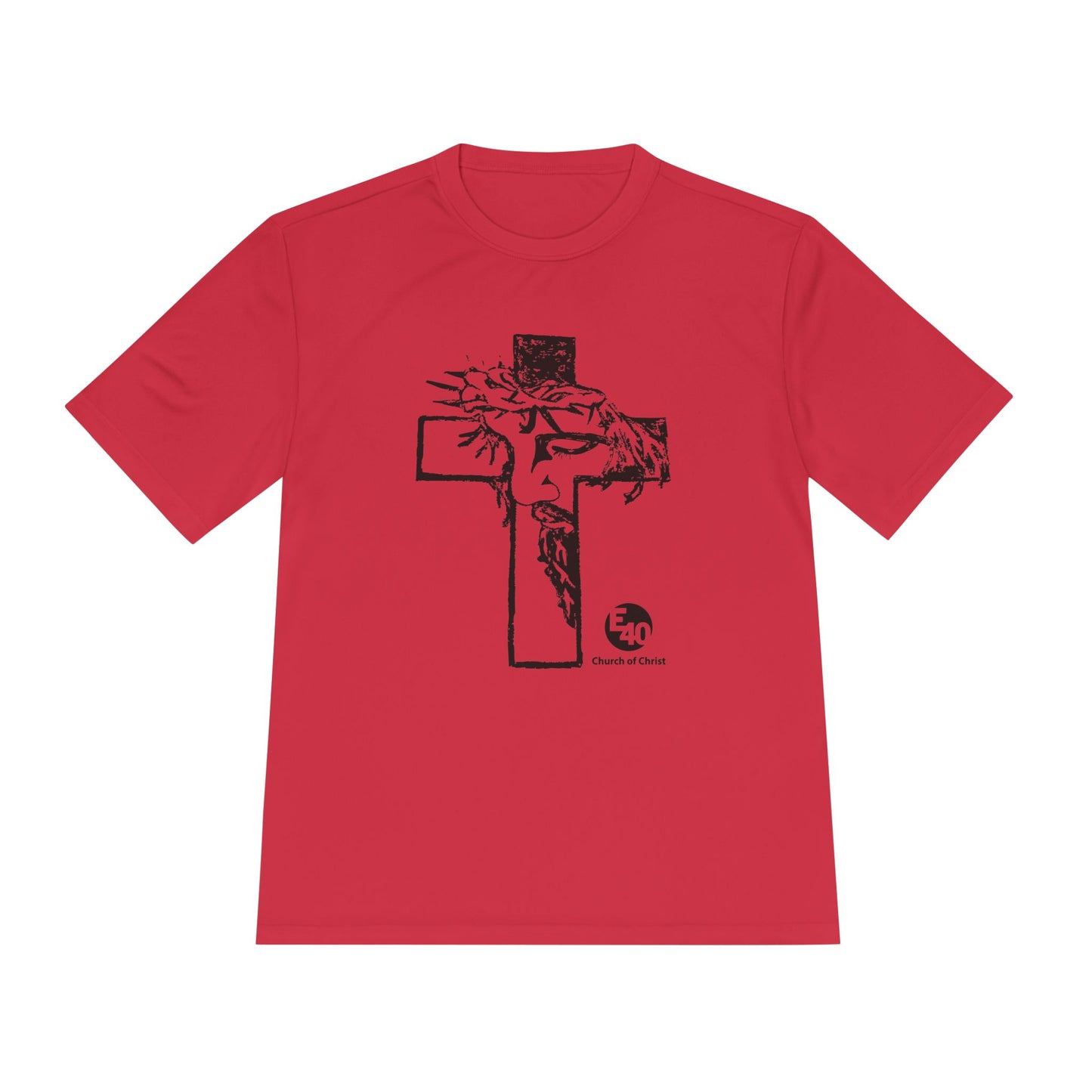E40 Church of Christ - Sketched Cross Silhouette