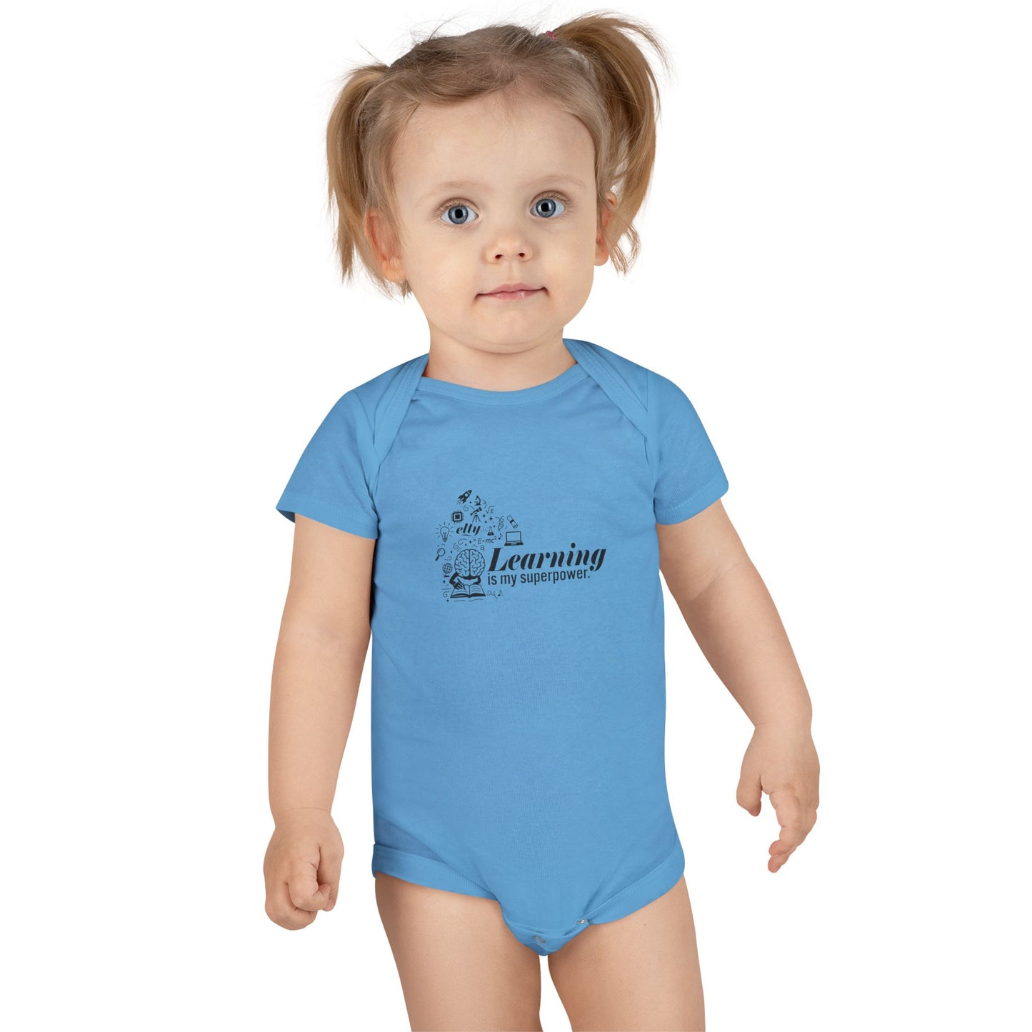 Learning is My Superpower Baby Onesie