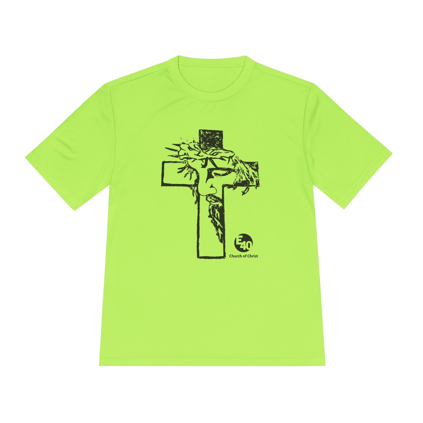 E40 Church of Christ - Sketched Cross Silhouette
