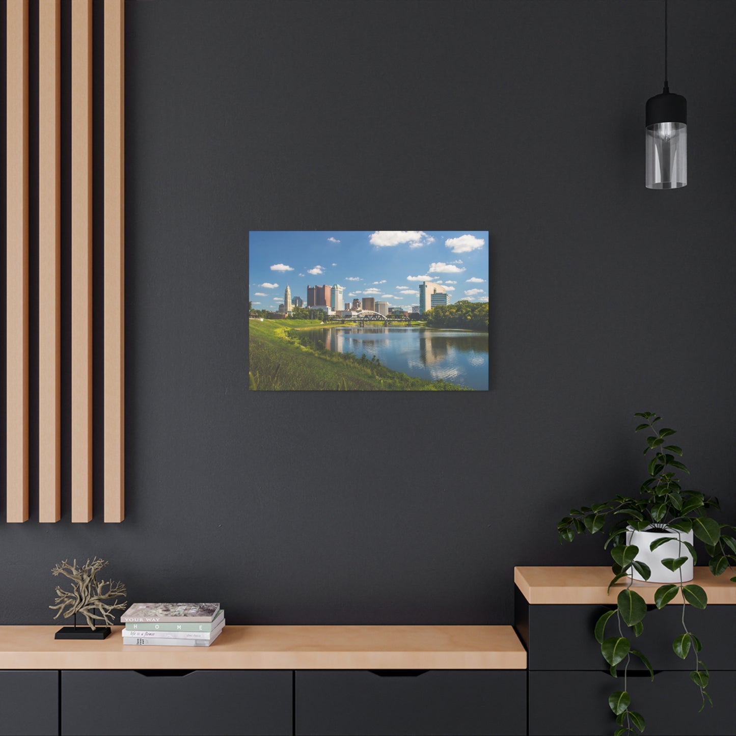 Columbus Skyline Canvas Art