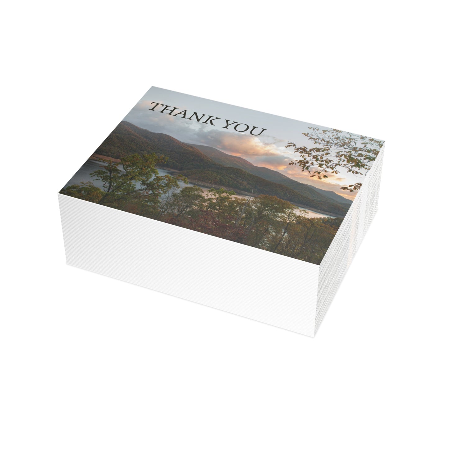 Thank You Mountain Postcard Set with Envelopes